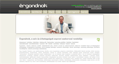 Desktop Screenshot of ergondnok.hu